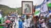 FILE - Supporters of East Timors presidential candidate Jose Ramos-Horta attend an election campaign in Dili, April 12, 2022. East Timor's citizens head to the polls on Tuesday to choose their next leader.