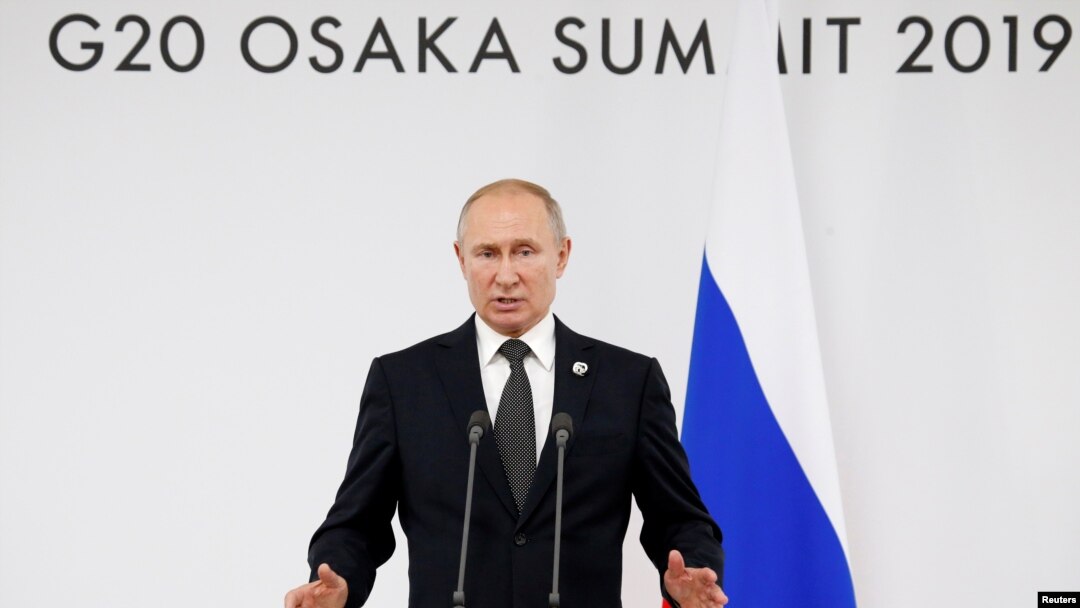 Tổng thống Nga Vladimir Putin.