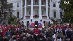 白宫举行复活节滚彩蛋活动 