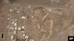 In this satellite photo from Planet Labs PBC, Iran's Natanz nuclear site is seen March 14, 2022. The United Nations atomic watchdog said on April 14, 2022, it installed surveillance cameras to monitor a new centrifuge workshop.