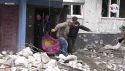 Bloque residencial de gran altura en Kharkiv sufrió graves daños