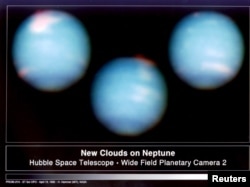 Las vistas de Neptuno del telescopio espacial Hubble de la NASA proporcionan tres vistas de las condiciones climáticas cambiantes en el planeta.