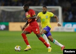 FILE - International Friendly - Brazil v Ghana - Stade Oceane, Le Havre, France - September 23, 2022 Brazil's Bremer in action with Ghana's Inaki Williams.