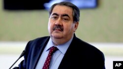 FILE - Iraqi Foreign Minister Hoshyar Zebari.