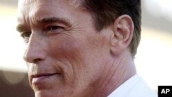 Arnold Schwarzenegger akan membintangi enam film setelah turun dari kursi gubernur. (Foto: AP)