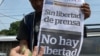 La libertad de prensa en Nicaragua ha ido en detrimento en Managua desde el 2018. Foto VOA