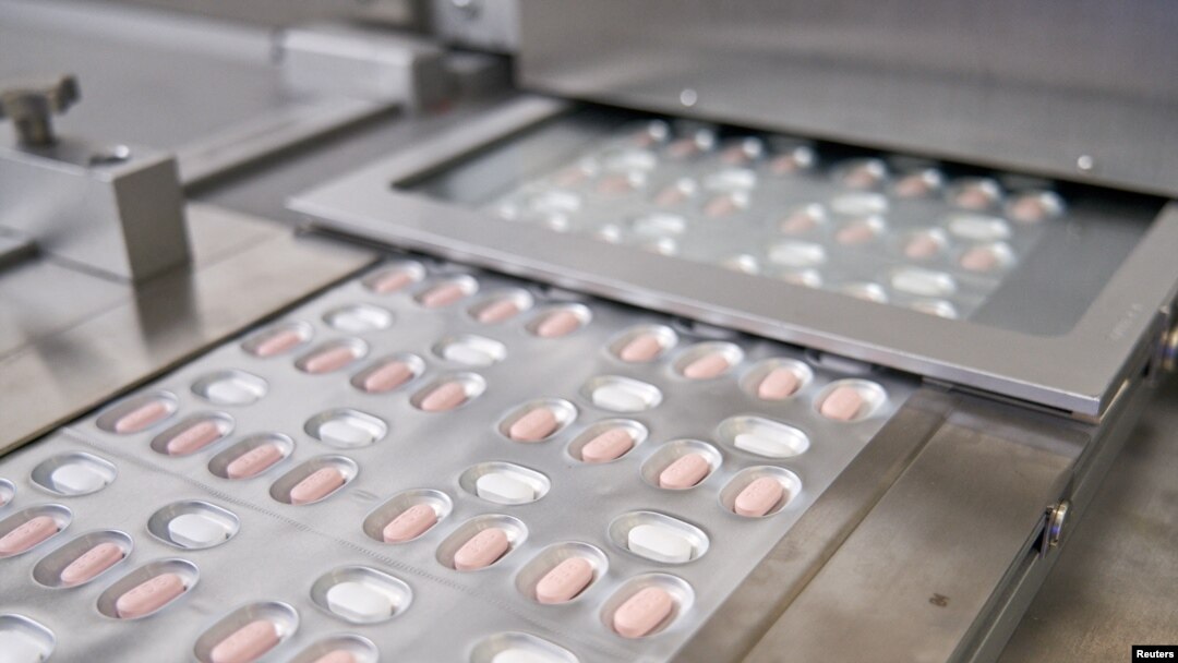 Pfizer's coronavirus disease (COVID-19) pill Paxlovid is packaged in Ascoli, Italy, in this undated image obtained by Reuters on Nov. 16, 2021.