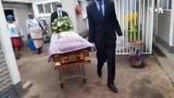 Mourners Viewing Elvis Nyathi's Remains at Funeral Parlor