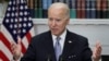 조 바이든 미국 대통령이 21일 백악관에서 우크라이나 추가 지원 계획을 발표하고 있다. 