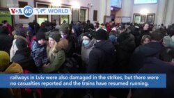 VOA60 World - Five missile strikes hit Lviv Monday