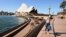 Circular Quay à Sydney pendant l'épidémie de coronavirus, Australie, le 20 mars 2020.