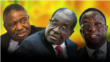 UMongameli Robert Mugabe labasekeli bakhe uMnu. Phelekezela Mphoko (L) and LoMnu. Emmerson Mnangagwa (R). Collage by Ntungamili Nkomo