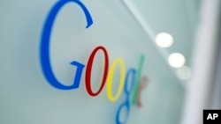 谷歌公司的徽标。