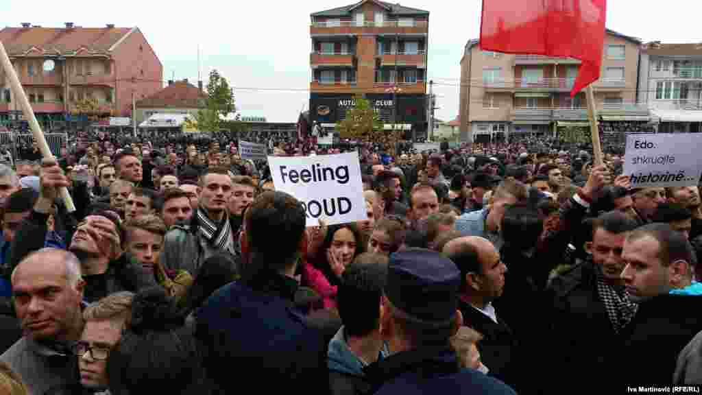 Celebrations for the Albanian Prime Minister Edi Rama in Presevo
