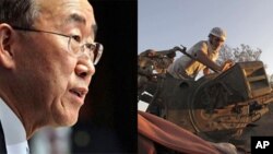 Babban magatakardan majalisar Dinkin Duniya Ban ki-moon.