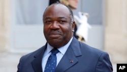 Le président gabonais Ali Bongo Ondimba, à l'Elysée à Paris, France, 10 novembre 2015.