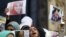 Female relatives of women prisoners shout slogans against the military and the interior ministry at an event called "Release Our Girls" during International Women's Day in front of the Press Syndicate in Cairo, Egypt, March 8, 2016. 