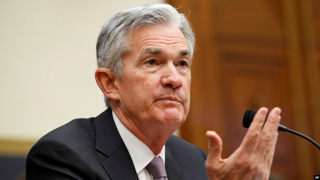 Gubernur Bank Sentral AS Jerome Powell berbicara dihadapan Komite Jasa Keuangan DPR, Selasa, 27 Februari 2018. 