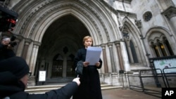 Марина Литвиненко, вдова отруєного у Британії Олександра Литвиненка, перед судом в Лондоні 21 січня 2016 р.