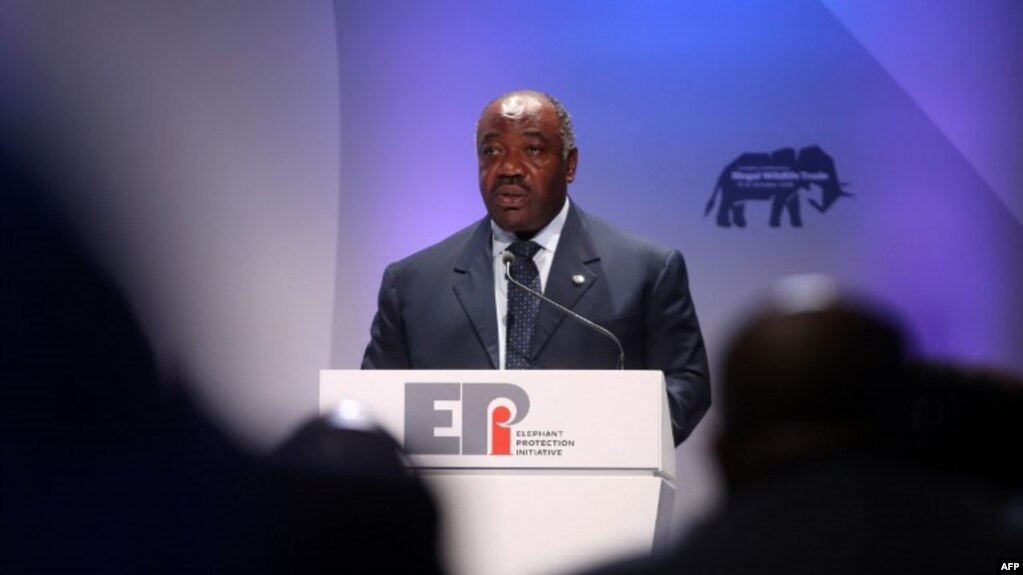 Le président du Gabon Ali Bongo à Londres, le 11 octobre 2018.