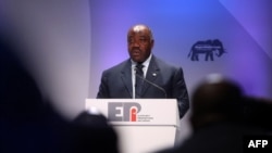 Le président du Gabon Ali Bongo à Londres, le 11 octobre 2018.