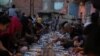 The Confederation of Public Workers' Unions of Turkey organized a large outdoor iftar dinner in Sur, Diyarbakir, Turkey, June 6, 2017. (Mahmut Bozarslan/VOA)