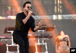 Luis Fonsi performs at Wango Tango at StubHub Center, May 13, 2017, in Carson, California.