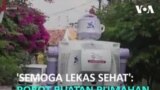 Robot Buatan Rumahan Bantu Warga Isoman di Surabaya