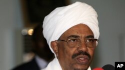 Omar el-Béchir, président sortant du Soudan