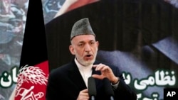 Afghan President Hamid Karzai June 18, 2013