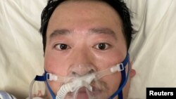 Dr Li Wenliang kafin rasuwarsa