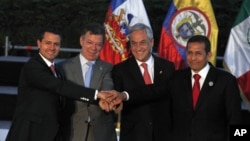 Los presidentes de México, Colombia, Chile y Perú se reúnen en Cali este jueves.