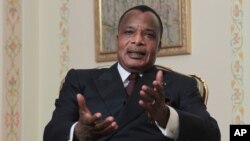 Le président congolais Denis Sassou Nguesso 