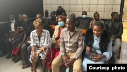 Some people who were in court on Thursday in Harare