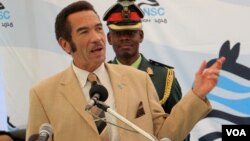 Mutungamiri weBotswana VaSeretse Khama Ian Khama