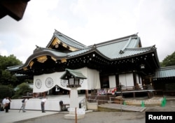 资料照：日本东京靖国神社 （2019年8月14日）