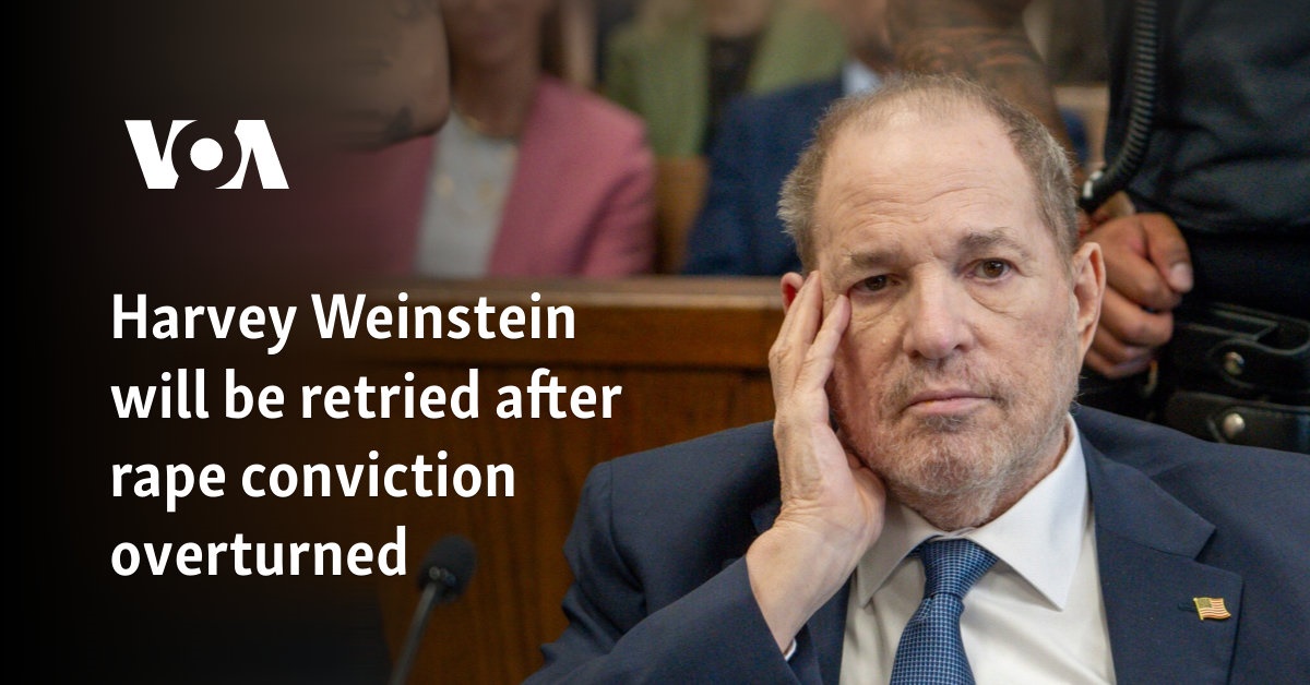 Harvey Weinstein to be retried after rape conviction overturned