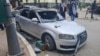 Demolirani automobil posle akcije kosovske policije u severnoj Mitrovici