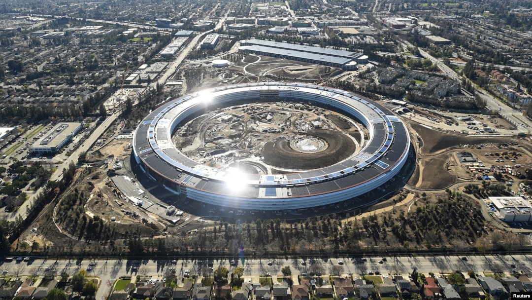Apple's New 'Spaceship' Headquarters Almost Complete