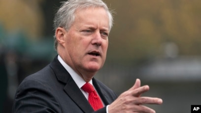 Mark Meadows, chánh văn phòng của cựu Tổng thống Trump, nằm trong số 11 người bị truy tố hôm 24/4 ở Arizona về can thiệp vào bầu cử.