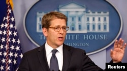 Phát ngôn nhân Tòa Bạch Ốc Jay Carney.