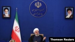 El presidente de Irán, Hassan Rouhani, durante una reunión de ministros en Teherán. 