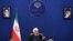 El presidente de Irán, Hassan Rouhani, durante una reunión de ministros en Teherán. 