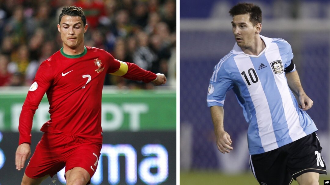Cristiano Ronaldo da Lionel Messi
