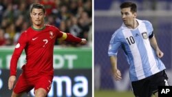 Cristiano Ronaldo da Lionel Messi
