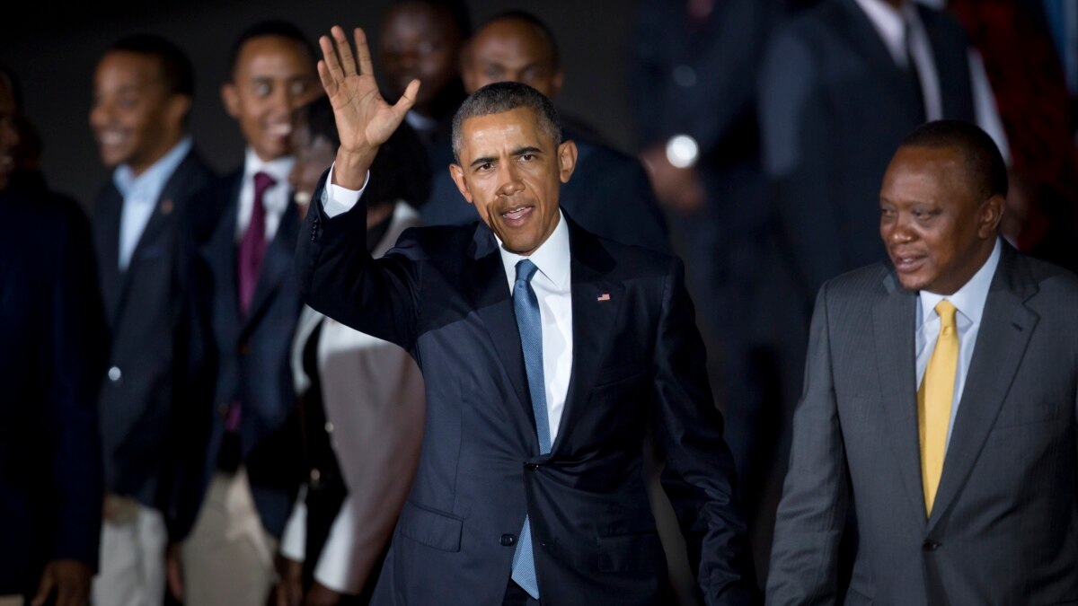 Obama Arrives in Kenya Amid Tight Security