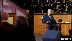 Президент Джо Байден в церкви Эбенезера, Атланта. 15 января 2023 г. 