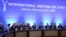 FILE - Participants of Syria peace talks attend a meeting in Astana, Kazakhstan, Feb. 16, 2017. Foreign ministers of Russia, Iran and Turkey are expected to gather in Astana next week to again discuss the deteriorating situation in Syria.