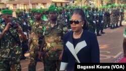 Le présidente de la Centrafrique, Catherine Samba-Panza. 