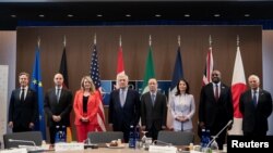 Mинистры иностранных дел стран G7 во время 75-го юбилейного саммита НАТО в Вашингтоне, США, 11 июля 2024 года.